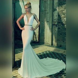 Beautiful wedding or reception dress by Calla Blanche